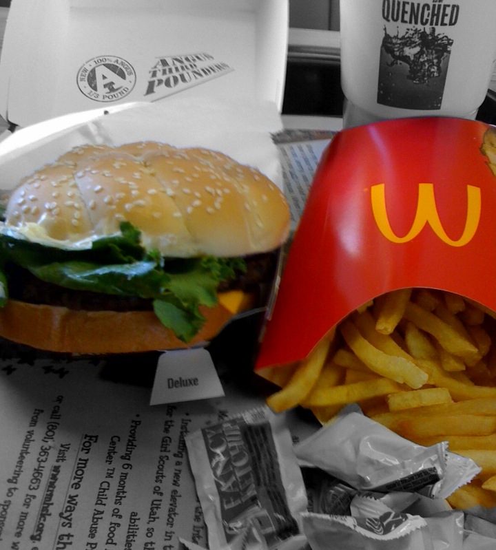 McDonalds Deluxe Angus Burger